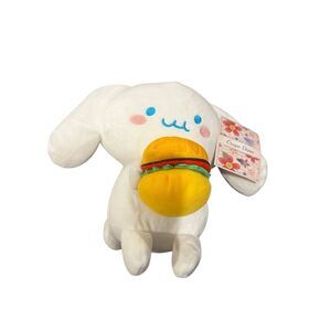 Sanrio Cinnamoroll eating burger plush